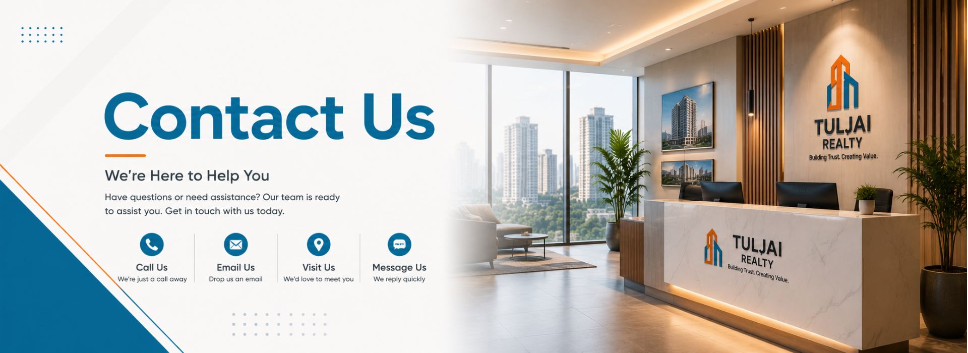 Tuljai Realty Contact Us Thane